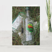 Polnischer Vodka Grußkartenfavorit Karte (Vorderseite)