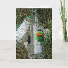 Polnischer Vodka Grußkartenfavorit Karte