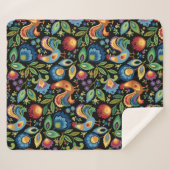 Polnischer Volksroster Sherpa Blanket Sherpadecke (Vorderseite (Horizontal))