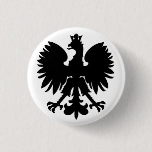 Polnischer Wappen-Adler Button