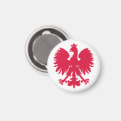 Polnischer Wappen-Adler Magnet (Vorderseite/Rückseite)