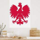 Polnischer Wappen-Adler Poster (Küche)