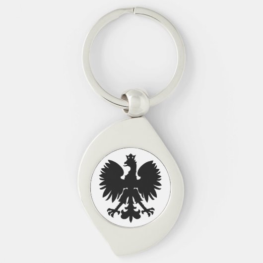 Polnischer Wappen-Adler Schlüsselanhänger (Vorderseite)