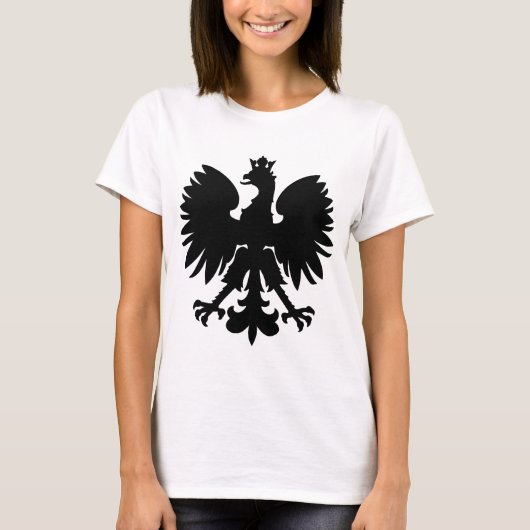 Polnischer Wappen-Adler T-Shirt (Vorderseite)