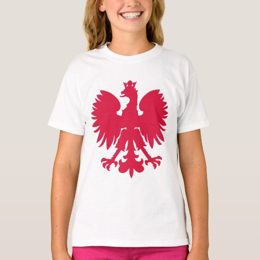 Polnischer Wappen-Adler T-Shirt (Vorderseite)