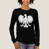 Polnischer Wappen-Adler Tri-Blend Shirt (Vorderseite)