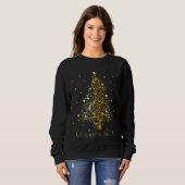 Polnischer Weihnachtsbaum Polnischer Dekoration Or Sweatshirt (Vorne ganz)