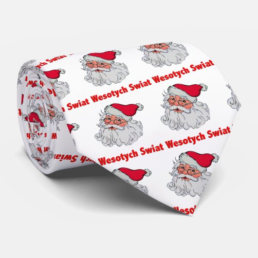 Polnischer Weihnachtsmann #2 Krawatte (Gerollt)