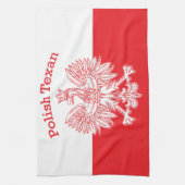 Polnischer Weißadler Geschirrtuch (Vertikal)