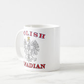 Polnischer Weißadler Kaffeetasse (Vorderseite Links)