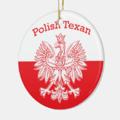 Polnischer Weißadler Keramik Ornament (Links)
