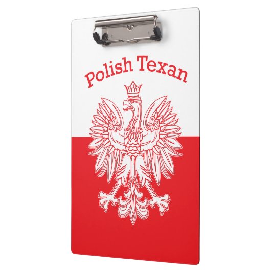 Polnischer Weißadler Klemmbrett (Links)