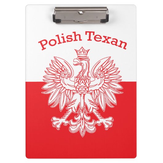 Polnischer Weißadler Klemmbrett (Vorderseite)