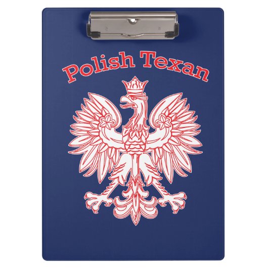 Polnischer Weißadler Klemmbrett (Vorderseite)