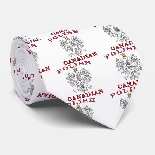 Polnischer Weißadler Krawatte (Gerollt)