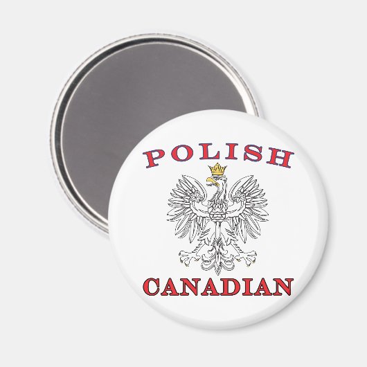 Polnischer Weißadler Magnet (Vorderseite/Rückseite)