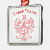 Polnischer Weißadler Ornament Aus Metall (Links)