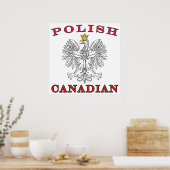 Polnischer Weißadler Poster (Küche)