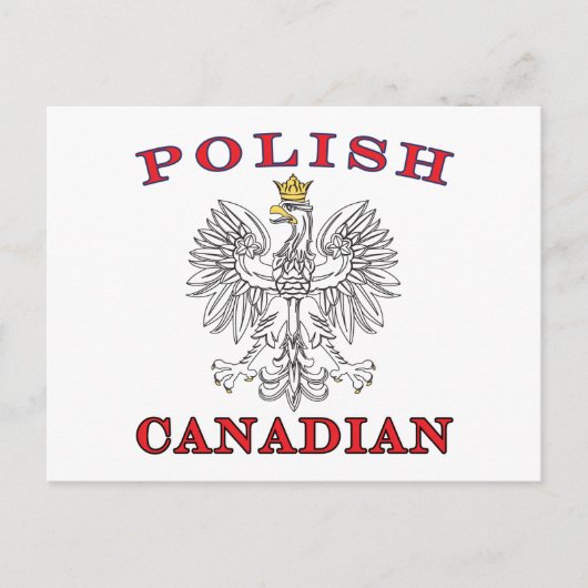 Polnischer Weißadler Postkarte (Vorderseite)