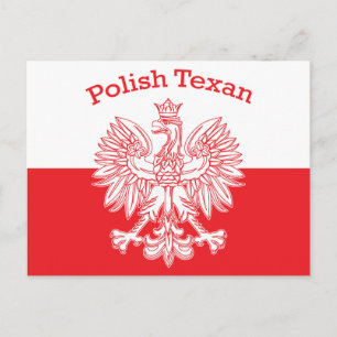Polnischer Weißadler Postkarte