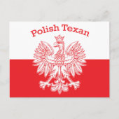 Polnischer Weißadler Postkarte (Vorderseite)