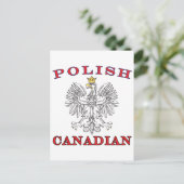 Polnischer Weißadler Postkarte (Stehend Vorderseite)