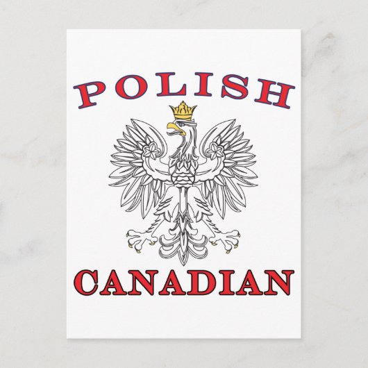 Polnischer Weißadler Postkarte (Vorderseite)