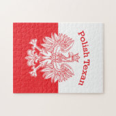 Polnischer Weißadler Puzzle (Horizontal)