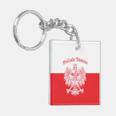 Polnischer Weißadler Schlüsselanhänger (Vorderseite links)