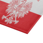 Polnischer Weißadler Schneidebrett (Ecke)