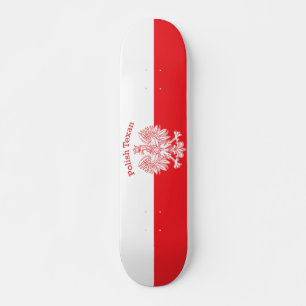 Polnischer Weißadler Skateboard