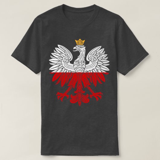 Polnischer Weißer Adler Polen Polska Design  T-Shirt (Design vorne)