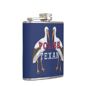 Polnischer Weißstorch Flachmann (Rechts)