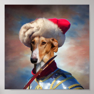 Polnischer Windhund-Diagramm Polski Poster