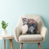 Polnischer Wolf-Welpe 2001 Kissen (Stuhl )