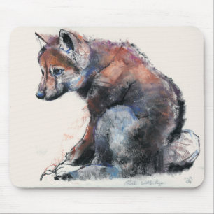 Polnischer Wolf-Welpe 2001 Mousepad