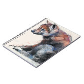 Polnischer Wolf-Welpe 2001 Notizblock (Linke Seite)