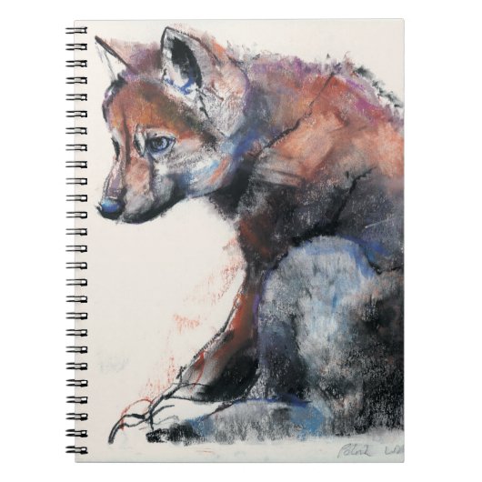 Polnischer Wolf-Welpe 2001 Notizblock (Vorderseite)