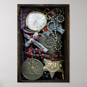 Polnischer WWII Kriegs-Erinnerungsstück-Druck Poster