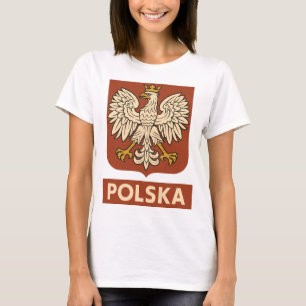 Polnisches Adler-Emblem Polska T-Shirt