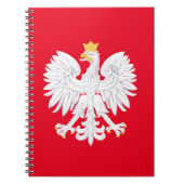Polnisches AdlerNotebook Notizblock (Vorderseite)