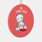 Polnisches Baby Keramikornament (Rechts)