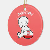 Polnisches Baby Keramikornament (Links)