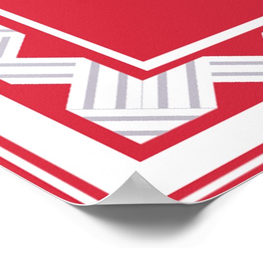 Polnisches Banner-Poster Poster (Ecke)