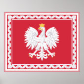 Polnisches Banner-Poster Poster (Vorne)