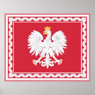 Polnisches Banner-Poster Poster