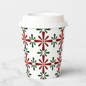 Polnisches Design traditioneller Keramiken. Pappbecher (Rückseite)