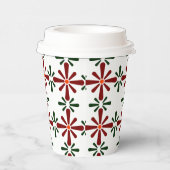 Polnisches Design traditioneller Keramiken. Pappbecher (Rechts)