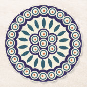 Polnisches Design traditioneller Keramiken. Untersetzer (Vorderseite)