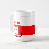 POLNISCHES DOMME! KAFFEETASSE (Vorderseite Links)